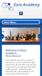 Mobile Screenshot of ezraacademy.org