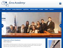 Tablet Screenshot of ezraacademy.org